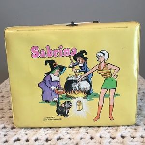 1972 vintage Sabrina The Teenage Witch lunch box and thermos